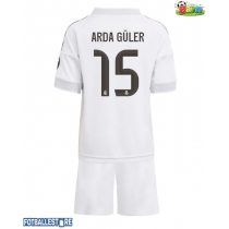 Real Madrid Arda Guler #15 Hjemmedraktsett Barn 2025-26 Kortermet (+ Korte bukser)